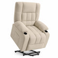Verstellbarer Polyester Fernsehsessel Beige